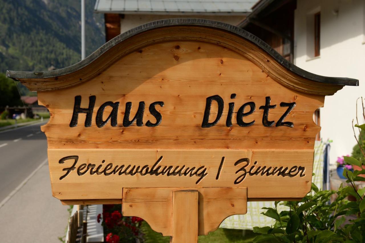 Haus Dietz Elbigenalp Exterior foto